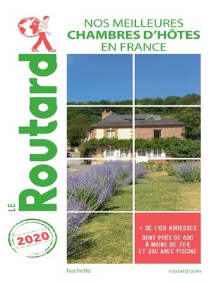 cover image of Guide du Routard nos meilleures chambres d'hôtes en France 2020